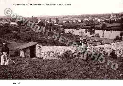 Ville de CHABANAIS, carte postale ancienne