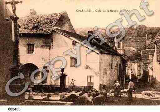 Ville de CHARIEZ, carte postale ancienne