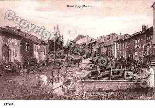 Ville de DONNELAY, carte postale ancienne