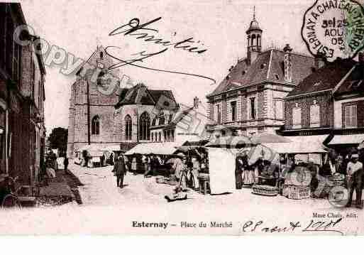 Ville de ESTERNAY, carte postale ancienne