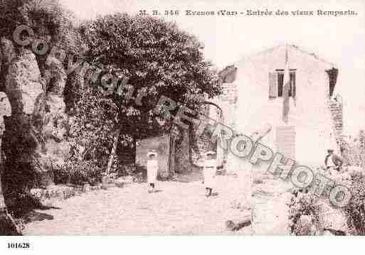 Ville de EVENOS, carte postale ancienne