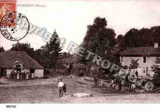 Ville de MANDRES, carte postale ancienne