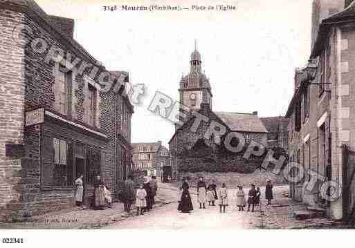 Ville de MAURON, carte postale ancienne