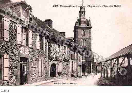 Ville de MAURON, carte postale ancienne
