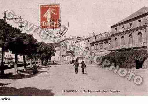 Ville de MOISSACSAINTELIVRADE, carte postale ancienne