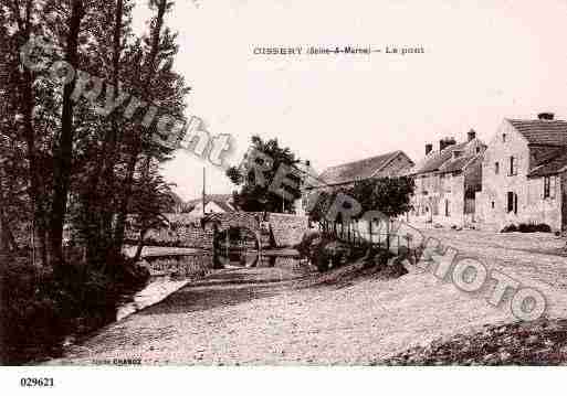 Ville de OISSERY, carte postale ancienne