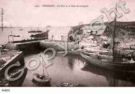 Ville de OUESSANT, carte postale ancienne