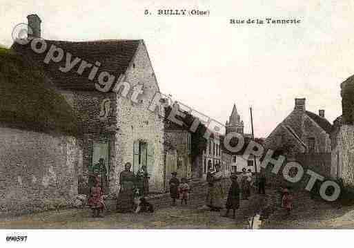 Ville de RULLY, carte postale ancienne