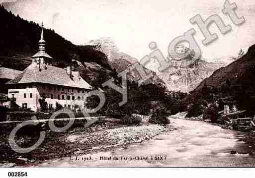 Ville de SIXT, carte postale ancienne