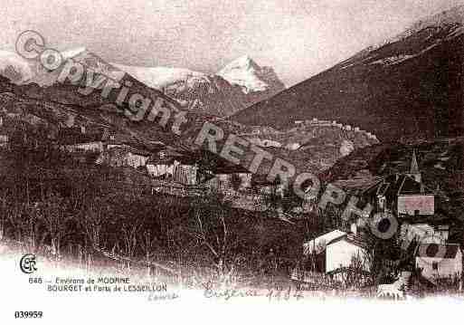 Ville de VILLARODINBOURGET, carte postale ancienne