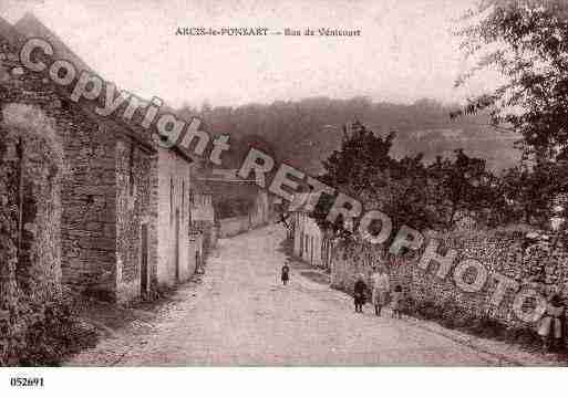 Ville de ARCISLEPONSART, carte postale ancienne