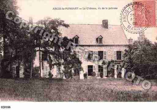 Ville de ARCISLEPONSART, carte postale ancienne