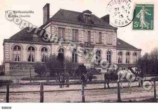 Ville de BETHENIVILLE, carte postale ancienne