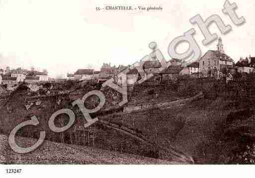 Ville de CHANTELLE, carte postale ancienne