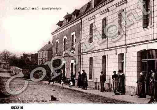 Ville de CRAVANTLESCOTEAUX, carte postale ancienne