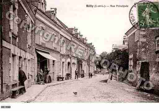 Ville de RILLYSURVIENNE, carte postale ancienne