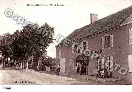 Ville de ROUY, carte postale ancienne