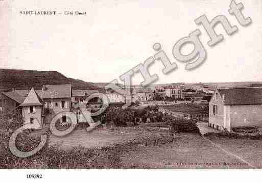 Ville de SAINTLAURENTSURMER, carte postale ancienne