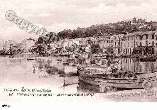 Ville de SAINTMANDRIERSURMER, carte postale ancienne