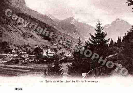 Ville de SIXT, carte postale ancienne