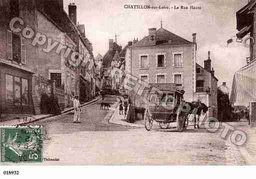 Ville de CHATILLONSURLOIRE, carte postale ancienne