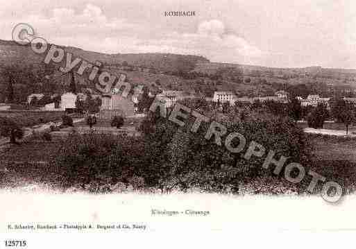 Ville de CLOUANGE, carte postale ancienne