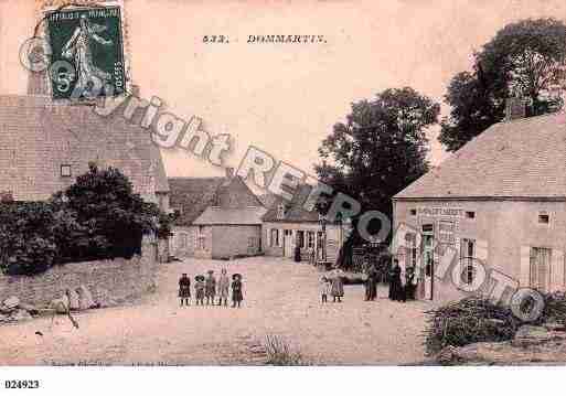 Ville de DOMMARTIN, carte postale ancienne