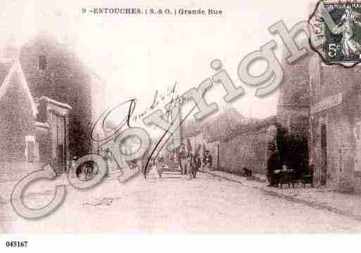 Ville de ESTOUCHES, carte postale ancienne