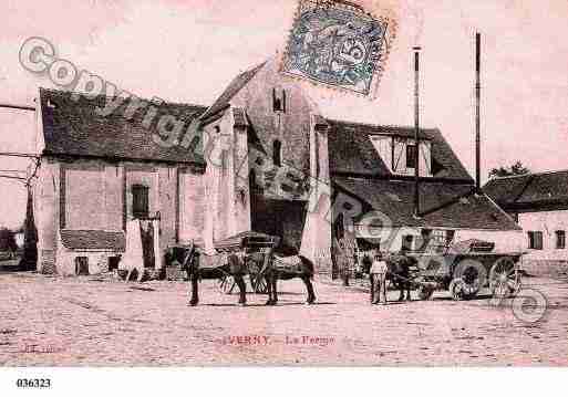 Ville de IVERNY, carte postale ancienne
