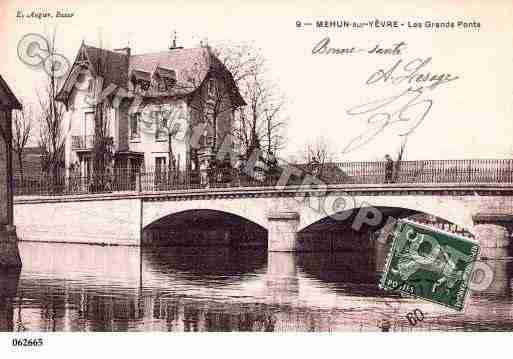 Ville de MEHUNSURYEVRE, carte postale ancienne