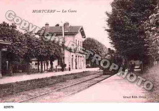 Ville de MORTCERF, carte postale ancienne