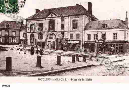Ville de MOULINSLAMARCHE, carte postale ancienne