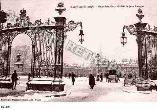 Ville de NANCY, carte postale ancienne