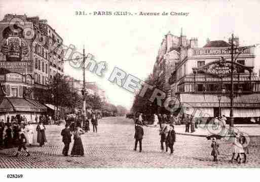 Ville de PARIS13, carte postale ancienne