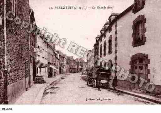 Ville de PLEURTUIT, carte postale ancienne