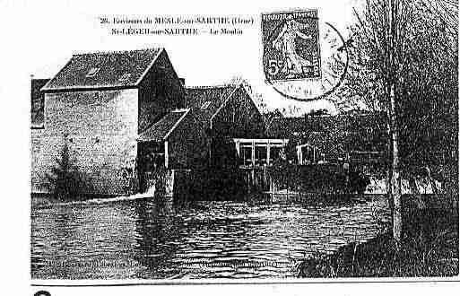 Ville de SAINTLEGERSARTHE, carte postale ancienne