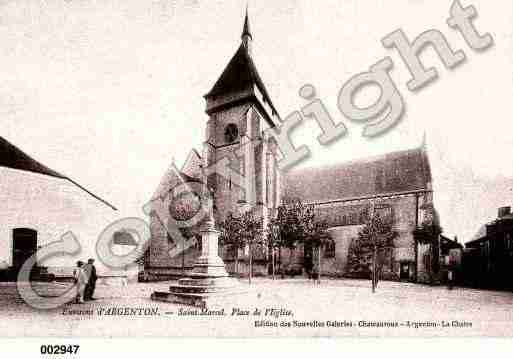 Ville de SAINTMARCEL, carte postale ancienne