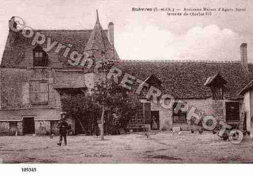 Ville de SUEVRES, carte postale ancienne