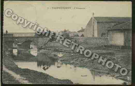 Ville de WALDWEISTROFF, carte postale ancienne