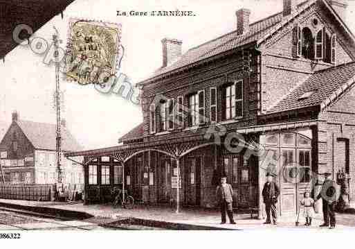 Ville de ARNEKE, carte postale ancienne