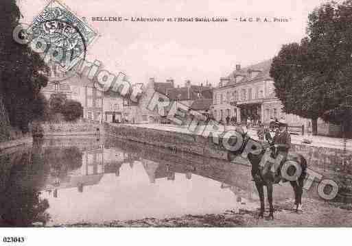 Ville de BELLEME, carte postale ancienne