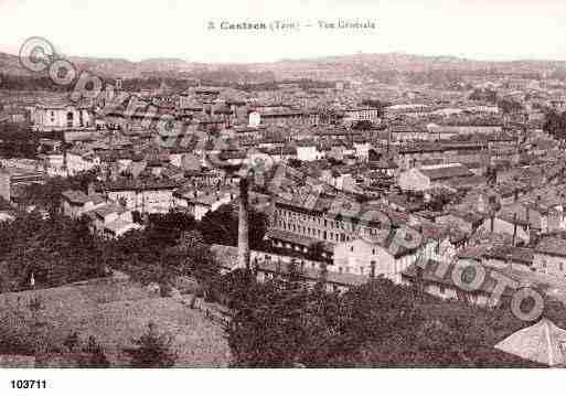 Ville de CASTRES, carte postale ancienne