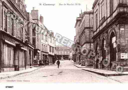 Ville de CLAMECY, carte postale ancienne