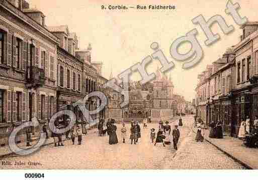Ville de CORBIE, carte postale ancienne