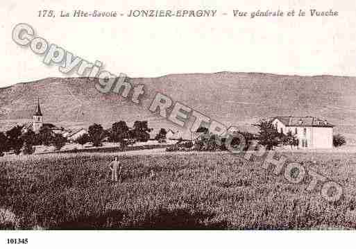 Ville de JONZIEREPAGNY, carte postale ancienne