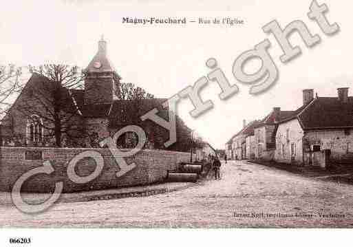Ville de MAGNYFOUCHARD, carte postale ancienne