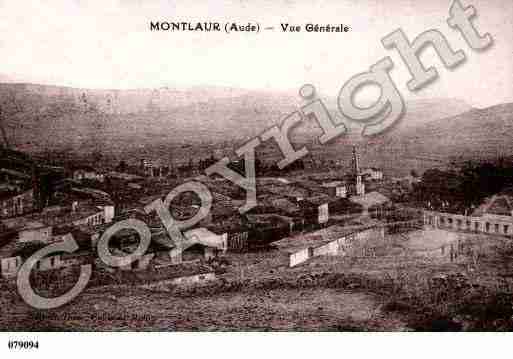 Ville de MONTLAUR, carte postale ancienne