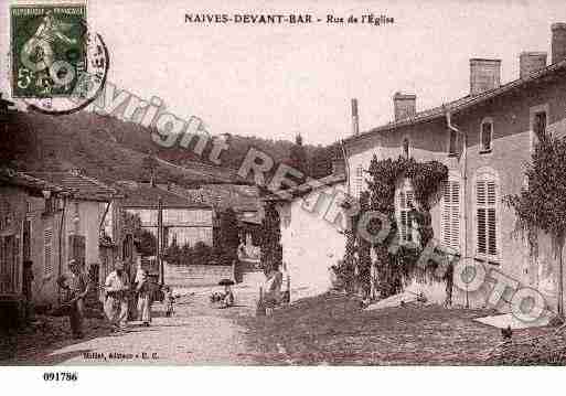 Ville de NAIVESROSIERES, carte postale ancienne