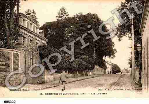 Ville de NANTEUILLEHAUDOIN, carte postale ancienne