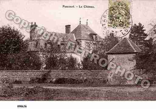 Ville de PAUCOURT, carte postale ancienne